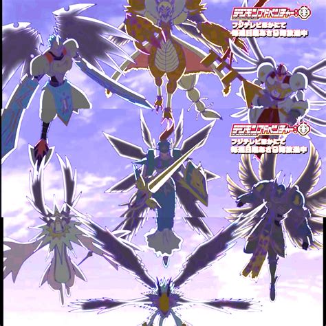 Heres A Bit Clearer Photo Of The 7 Holy Digimon In The New Series I