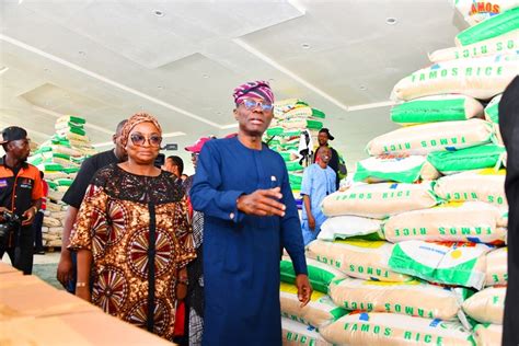 Subsidy Removal Sanwo Olu Flags Off Distribution Of Rice Beans Garri