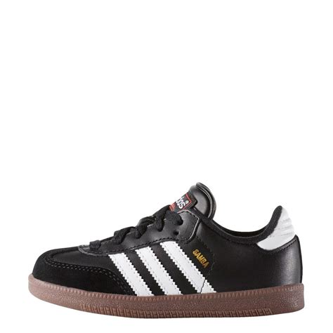 Adidas Samba Classic Junior Indoor Soccer Shoes Blackrunning White