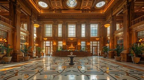 Premium Photo Historic Bank Interior Embracing Tradition And