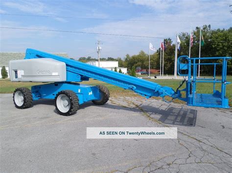 2007 Genie S60 Boom Lift Manlift Man Lift Aerial Straight Stick