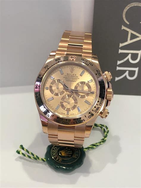 Rolex Cosmograph Daytona 116505 Everose Gold December 2019 Carr Watches