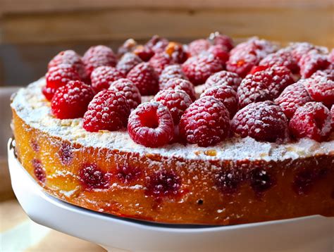 Gâteau Moelleux aux Framboises Cuisine