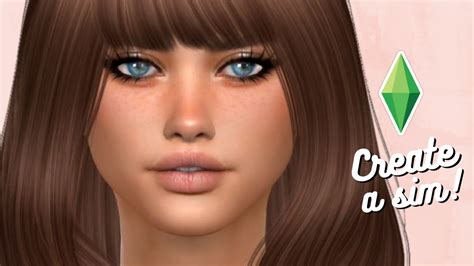 Create A Sim 🌺 The Sims 4 Cas 🍄 Making A Realistic Sims In The Sims 4 💖 Youtube