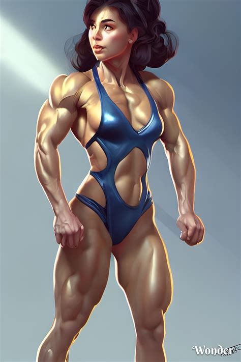 Muscle Women Generated By AI