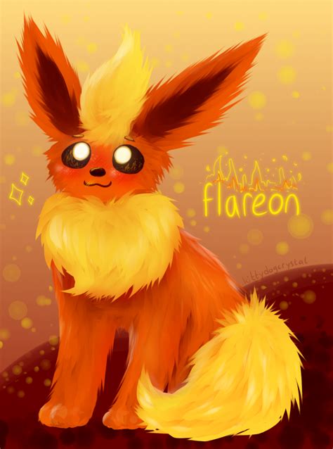 flareon fanart by kittydogcrystal on DeviantArt