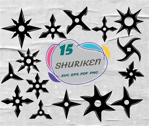 Shuriken Svg Ninja Svg Shuriken Svg Ninja Clipart Ninja Stars Clipart Throwing Stars Svg Ninja