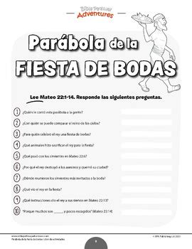 Par Bola De La Fiesta De Bodas Libro De Actividades Tpt