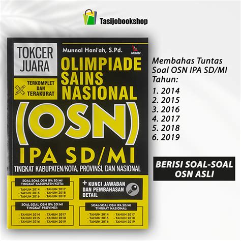 Jual Buku Soal Soal Olimpiade Sd Tokcer Juara Olimpiade Sains Nasional