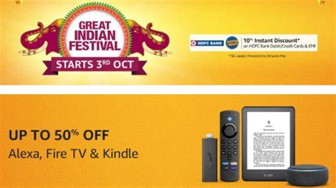 Amazon Great Indian Festival Sale All Deals On Amazon Echo Fire Tv