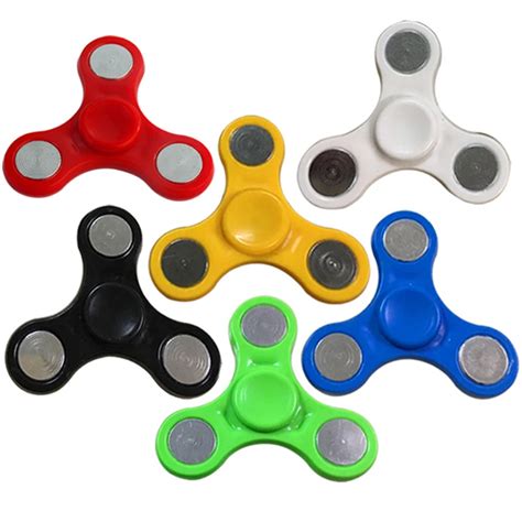 Tri Spinner Fidget Toy Cm Plastic Edc Squeeze Fun For Autism Adhd