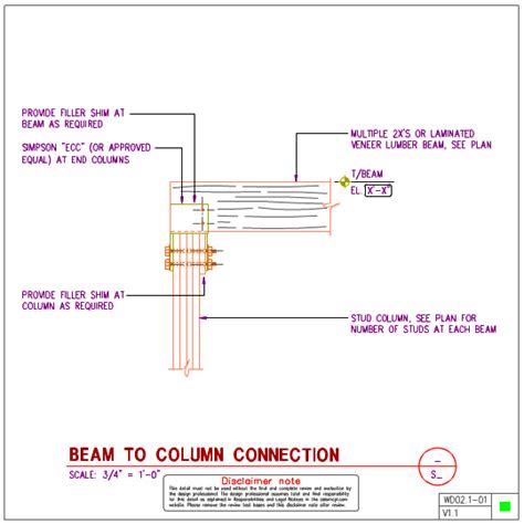 Wood Beam And Column Connection - The Best Picture Of Beam