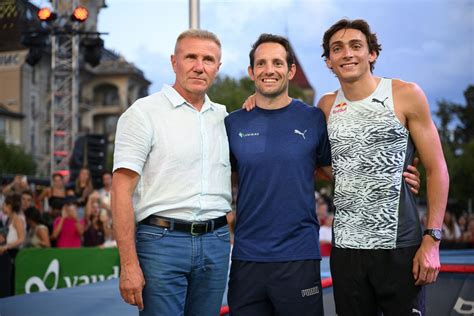 Lekkoatletyka Zlot gigantów tyczki nad jeziorem Genewskim Bubka