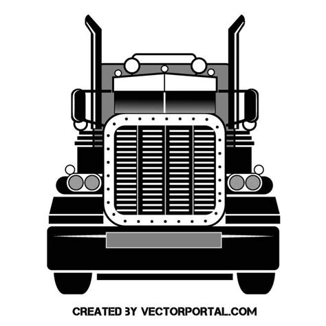 Truck Front Vector At Getdrawings Free Download