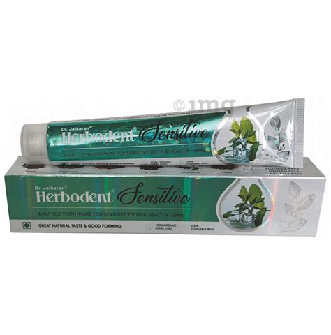 Dr Jaikaran Herbodent Sensitive Toothpaste Buy Tube Of 100 0 Gm Toothpaste At Best Price In