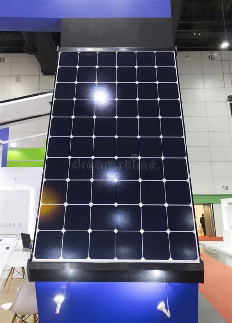 Solar Panels Show In An Exhibition Solar Energy Eco Friendly Technology Stock Image Image Of