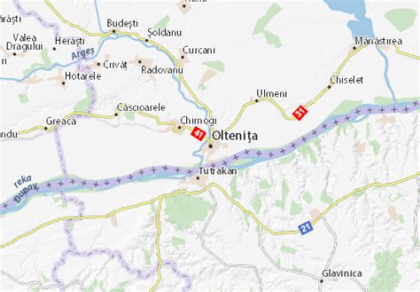 MICHELIN Olteniţa map - ViaMichelin