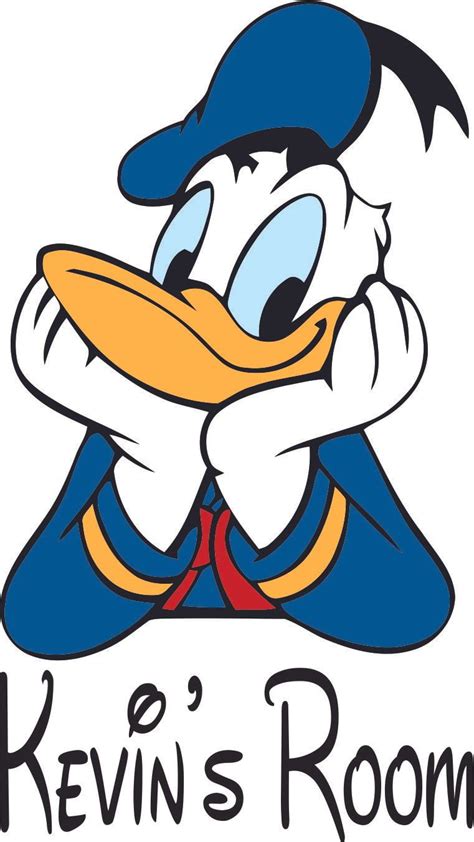 Smiling Donald Duck