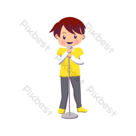 Set Of Musician And Singer Cartoon Character Collection Ai Png Images