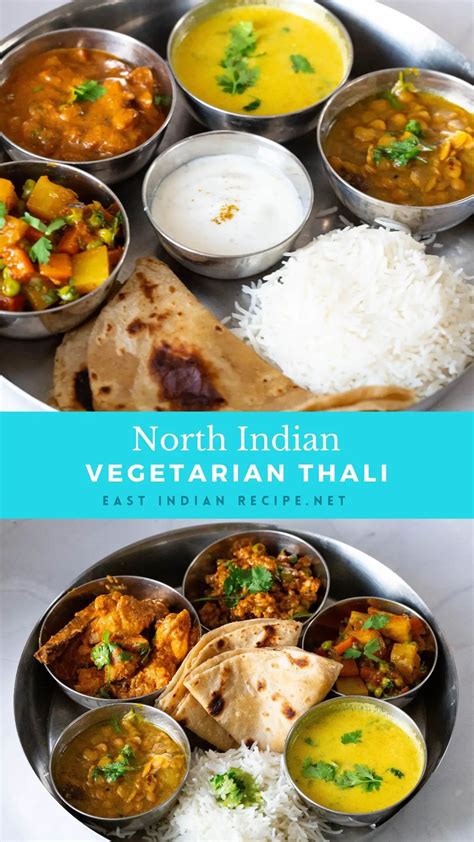 Vegetarian Thali Recipe North Indian East Indian Recipes