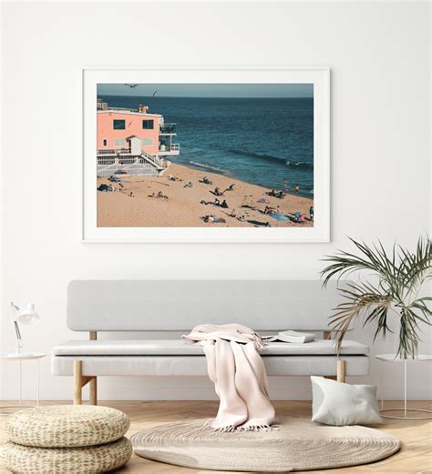 Malibu Photography Malibu Beach Art Print Retro Surf Decor | Etsy