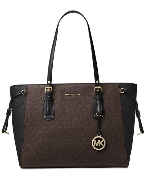 Michael Kors Signature Voyager Multi Function Top Zip Tote And Reviews Handbags And Accessories