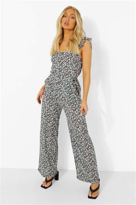 Floral Jumpsuits Floral Print Jumpsuits Boohoo Uk