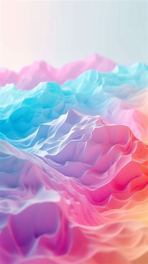 D Waves Art Wallpaper For Iphone And Android Nel Sfondi