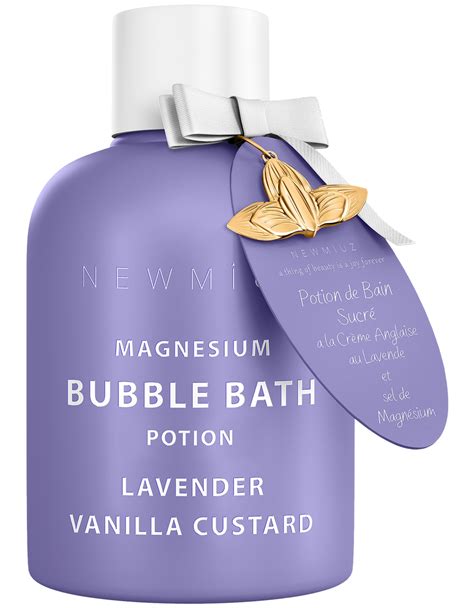 Lavender Magnesium Bubble Bath Luxurious Foaming Potion New Miuz