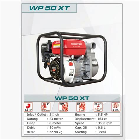 Jual MESIN POMPA AIR ALKON 2 YAMAMAX PRO WP 50 XT POMPA AIR