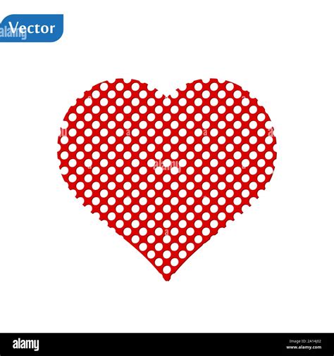 Heart Icon Vector Love Symbol Valentine S Day Sign Emblem Isolated On White Background Flat