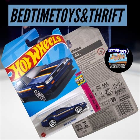 HOT WHEELS DMC DELOREAN HW THE 80s 8 10 CARDED Hobbies Toys