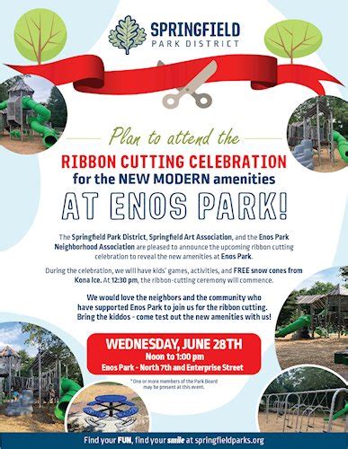 Springfield Park District To Host Ribbon Cutting Celebration For New