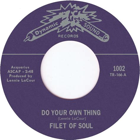 Do Your Own Thing Filet Of Soul Tramp Records 45s