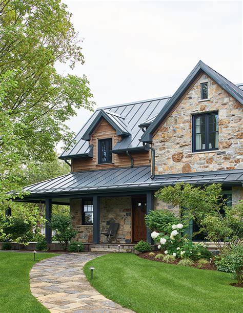 Modern Stone Farmhouse