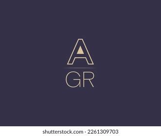 Abk Letter Logo Design Modern Minimalist Stock Vector Royalty Free