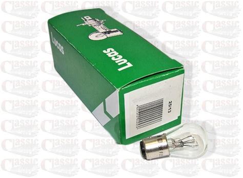 Genuine Lucas Motorcycle Bulbs12v 21w5w Sbc Bay15d