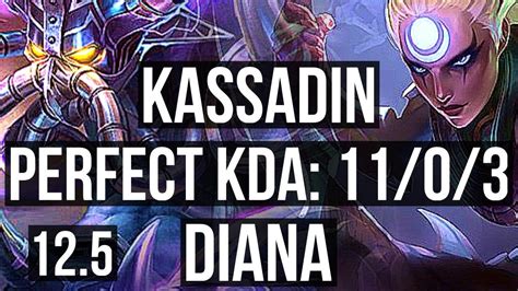 Kassadin Vs Diana Mid 1103 Quadra Legendary 300 Games Euw