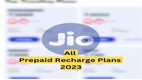 Jio Recharge Plans List Of All Jio Prepaid Recharge Plans Desidime