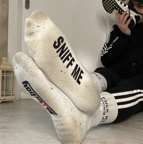 German Male Feet 2 Sniffs His Sneaker And Shows Off His Dirty White