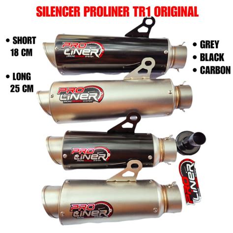 Jual Tabung Knalpot Slenser Selenser Silencer Proliner Pro Liner Tr R