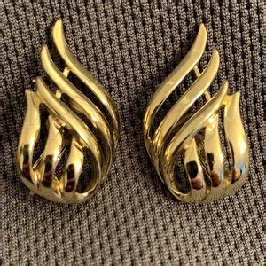 Coro Jewelry Vintage Coro Silver Winged Clip On Earrings Poshmark