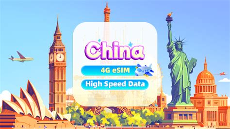 China Mainland Esimchina Mobile Unlimited G High Speed Data Trip