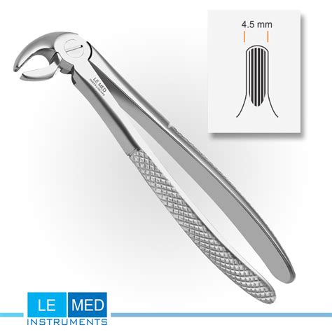 Fig 13 Serration Extraction Forceps English Pattern LE MED