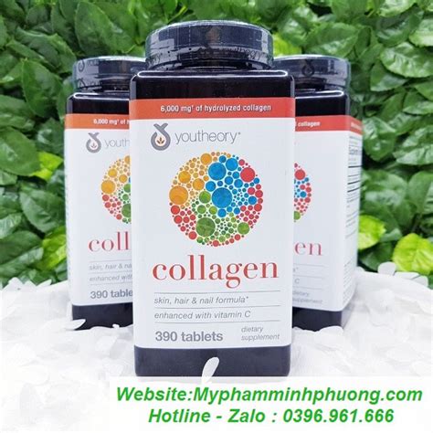 VIÊN UỐNG COLLAGEN YOUTHEORY COLLAGEN BIOTIN CỦA MỸ Mỹ Phẩm Minh