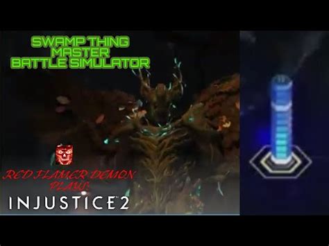 Injustice Swamp Thing Master Battle Simulator Gameplay Ending