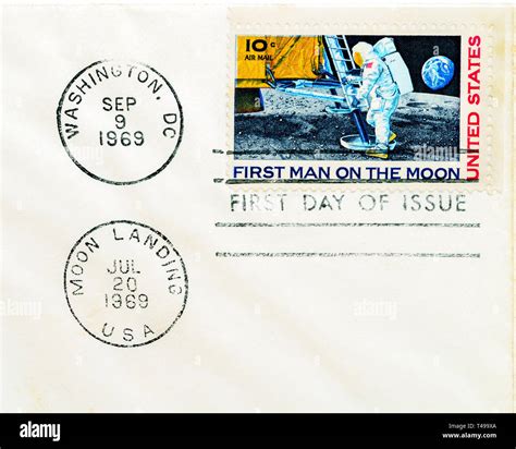 First Moon Landing Stamp