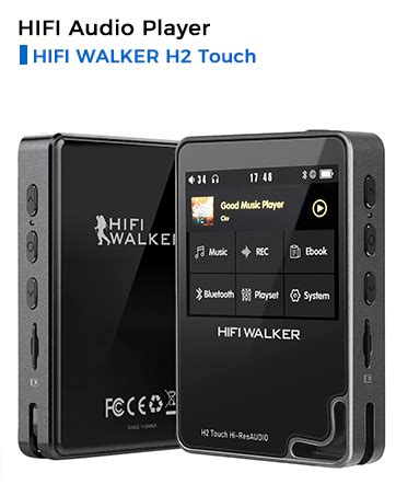 Hifi Walker H Mp Speler Met Bluetooth Dsd Dac Hi Res Flac Speler