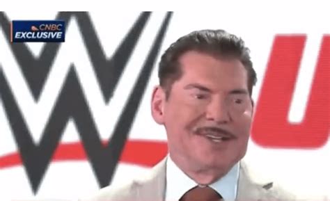 Vince Mcmahon And His New Stache Sell Wwe To Endeavor Crossing Broad