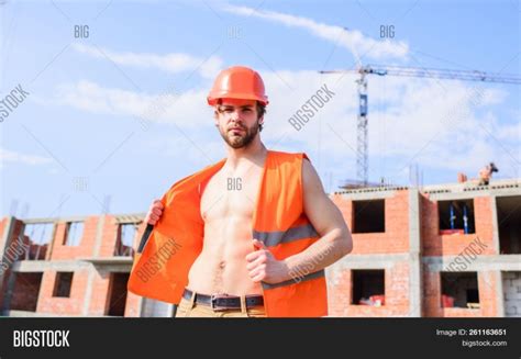 Naked At The Construction Site In Front Of The Builders Photos